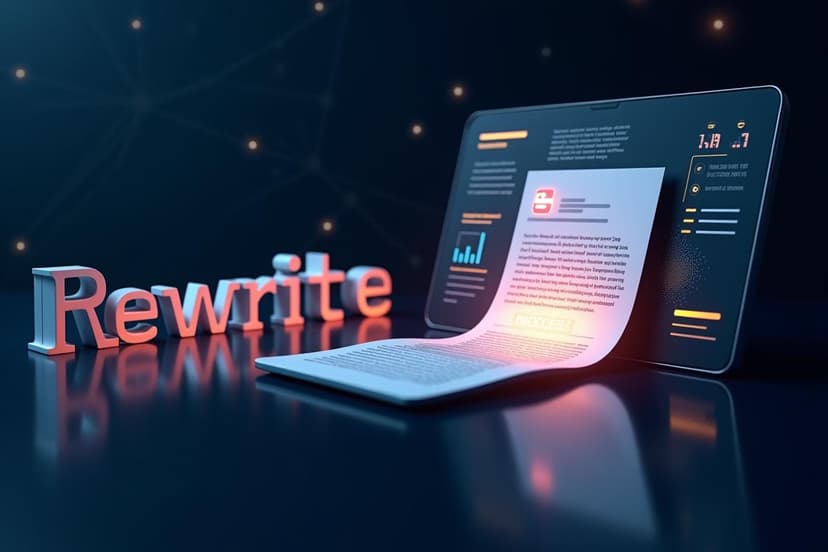Transcribe and Rewrite App
